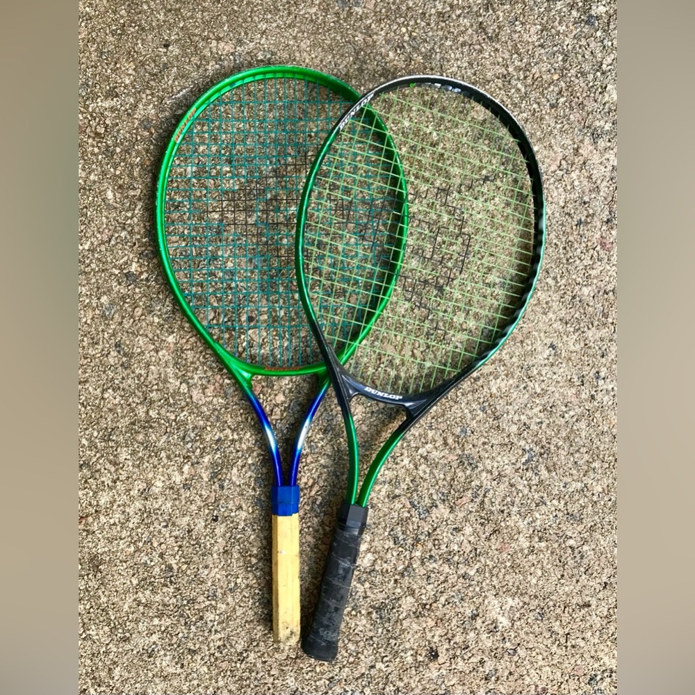 Lot 2 DUNLOP Junior Youth Ages 10 11 Tennis Racket Match Game Outdoor Sports